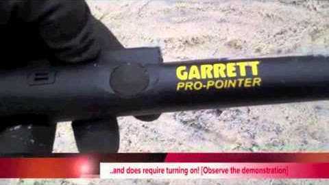 Garrett Pro-Pointer Training