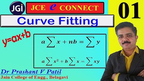 Introduction to Least Square Method || Curve Fitting || 18mat41 || Dr Prashant Patil