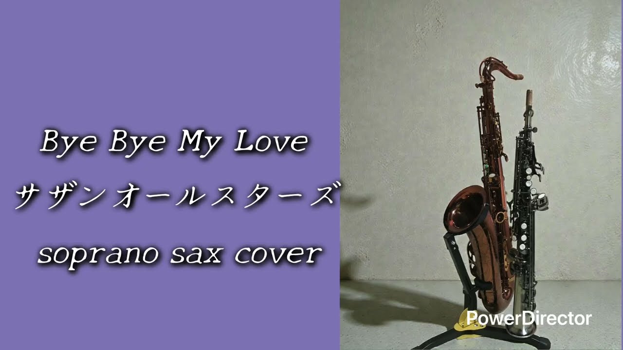 Bye Bye My Love サザンオールスターズ sopranosax