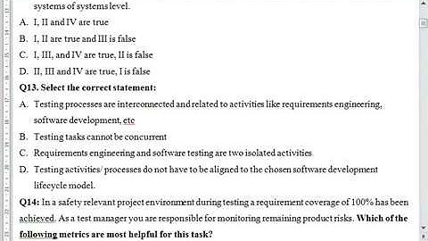 Chữa đề thi ISTQB advanced level by Tạ Thị Thinh _ Chương 1 sách bộ đề