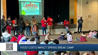 'It’s a little tough': Food costs impact Spring Break camp