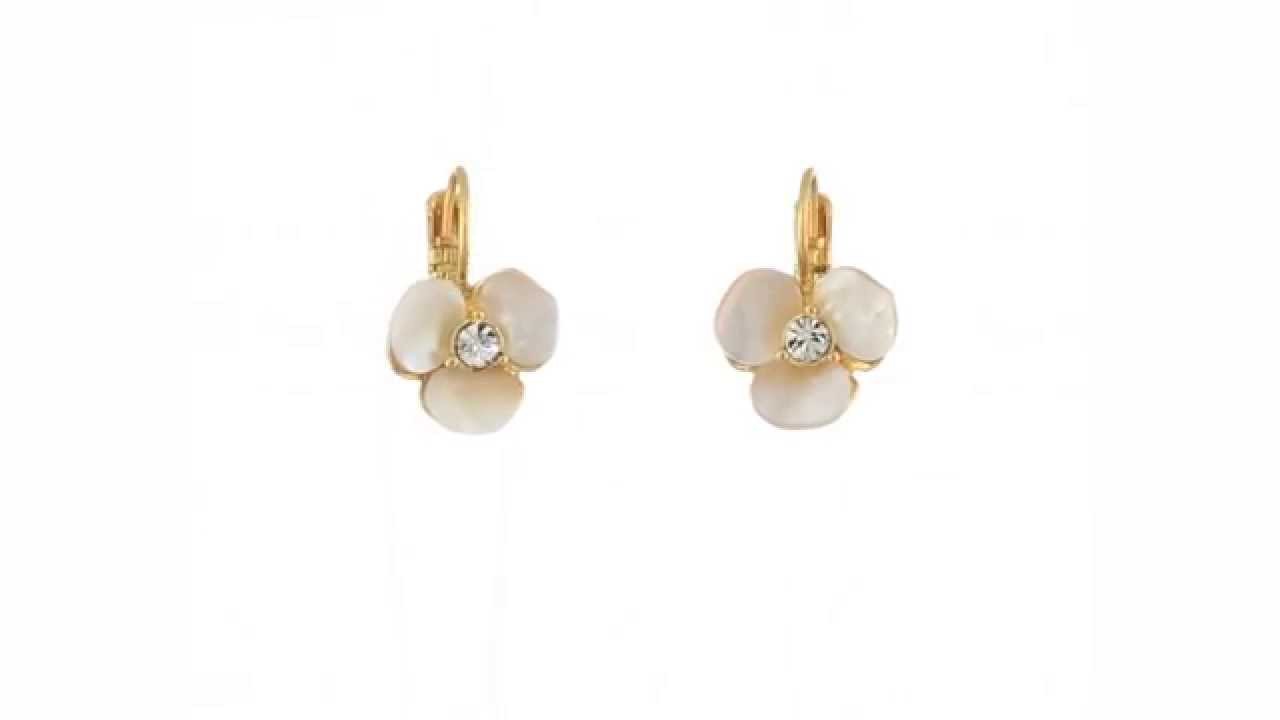 Kate Spade New York - Disco Pansy Leverbacks SKU:8201460 - YouTube