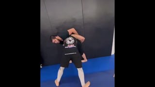 Islam Makhachev showing wrestling masterclass