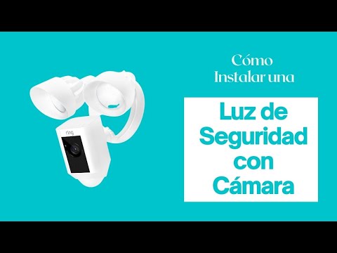 Instalando Luz de Seguridad con Camara.