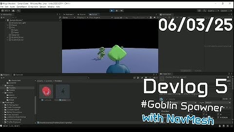 Mage Wanderer Devlog 5 : Goblin Spawner & NavMesh