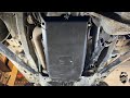 The skid plate you need engine oil pan transmission skid plate install