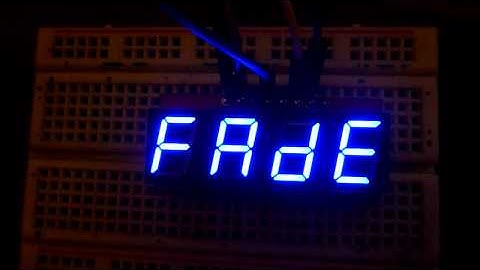 7 Segment Display Test