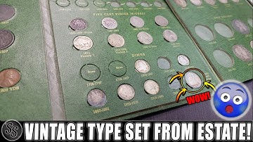 Amazing VINTAGE Rare Coin Type Set Bought from Estate! Must See!