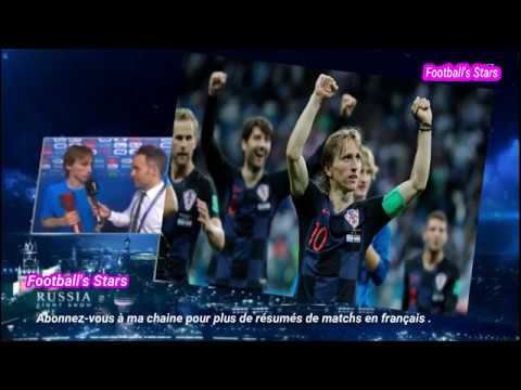 Réactions de Kane et de Modric Suède vs Angleterre 0-2 et Russie vs Croatie 2-2