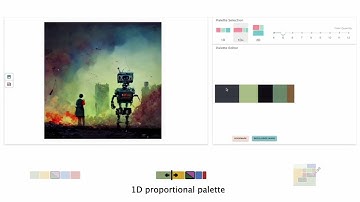 Exploring Interactive Color Palettes for Abstraction-Driven Exploratory Image Colorization