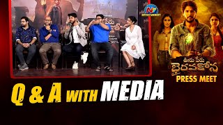 Q & A with Media | Ooru Peru Bhairavakona Press Meet | Sundeep Kishan | Varsha Bollamma | NTV ENT