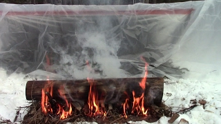 Easy Portable Survival Shelter For Extreme Cold