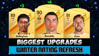BIGGEST WINTER RATING REFRESH UPGRADES IN EA FC 24! 😱📈 (Ronaldo, Bellingham, Salah, Kane)
