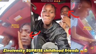 Zinoleesky make his Childhood Friends CRY as they enter his Ferrari car for the first time 😳😱