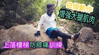 防膝痛大腿訓練 【忍者學堂】長者編 (中文字幕) | 兩招增強大腿肌肉 | 預防肌少症