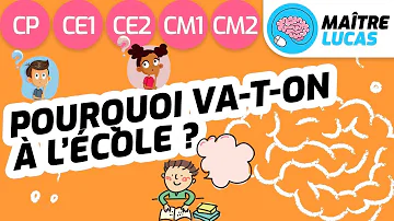 Pourquoi je dois aller à l'école ?