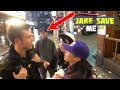 JAKE saves a girl from a creepy guy following her | Jake meets his fans