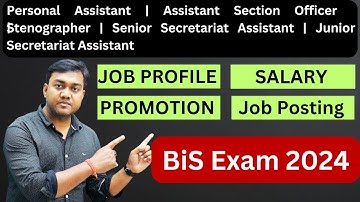Job profile Salary Promotion & Job posting of different posts under Bis Exam 2024|| Nishant eAcademy