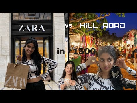 Shopping in mall vs street shopping in ₹1500