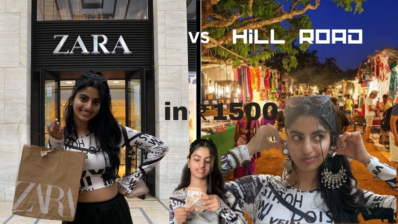 Shopping in mall vs street shopping in ₹1500