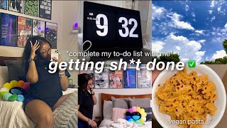 Attempting To Stay Productive At Home Complete To-Do List With Me