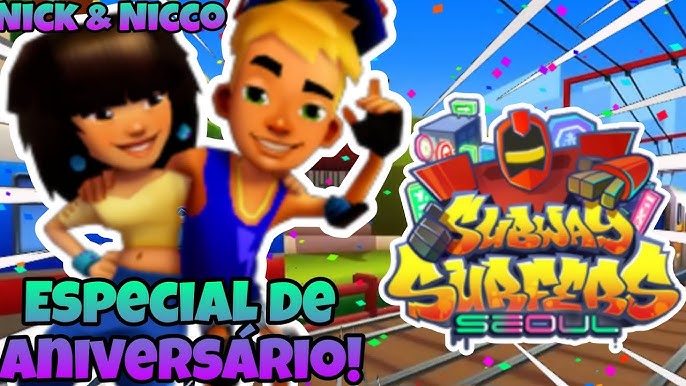 Subway Surfers > Conta com vários personagens e pranchas, além de 900mil de  ouro e 333 chaves