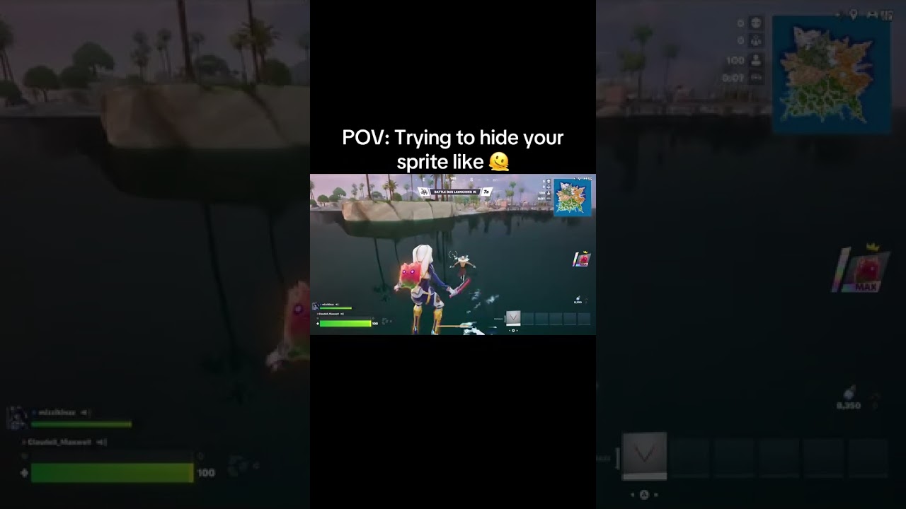 Yall the sprites are bringing out the SAVAGES!! #claudell_maxwell #fortnite #fortnitezeropoint