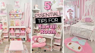 5 Essential Tips For Achieving Kawaii Room