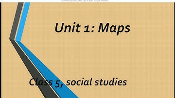 Social studies # class 5 # oxford book lesson 1 Maps