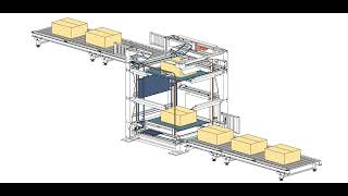 Automated Carton Continuous Vertical Lift Conveyor System