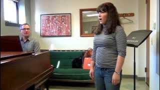 Daniel Carberg teaching a soprano