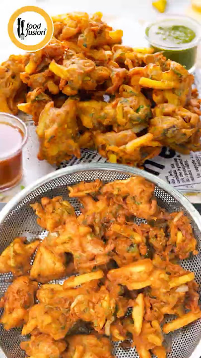 Street Style Crispy Veg Pakora Secret - Recipe by Food Fusion