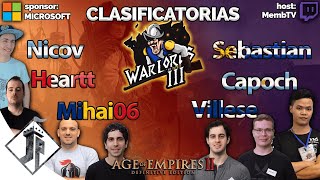 Warlords 3 - Villese vs Mihai - Sebas vs SoraKuma - Nicov vs Margou - Capoch vs Sitaux [Clasif. SF]