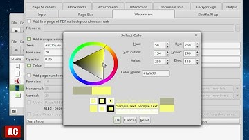 Linux Mint Cinnamon-Batch Watermark PDF Files