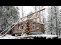 Father & Son Build their Log Cabin- Ep 12- Log Cabin on a Budget
