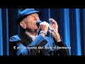 Leonard Cohen - The future - live (sub ITA)