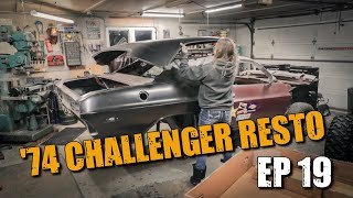 74 Dodge Challenger Restoration #19 - ROOF PANEL