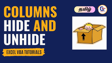 Excel VBA - Columns Hide and Unhide | #gokultech