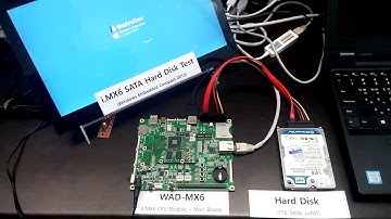 Windows Embedded Compact 2013 SATA hard disk test in i.MX6 board.