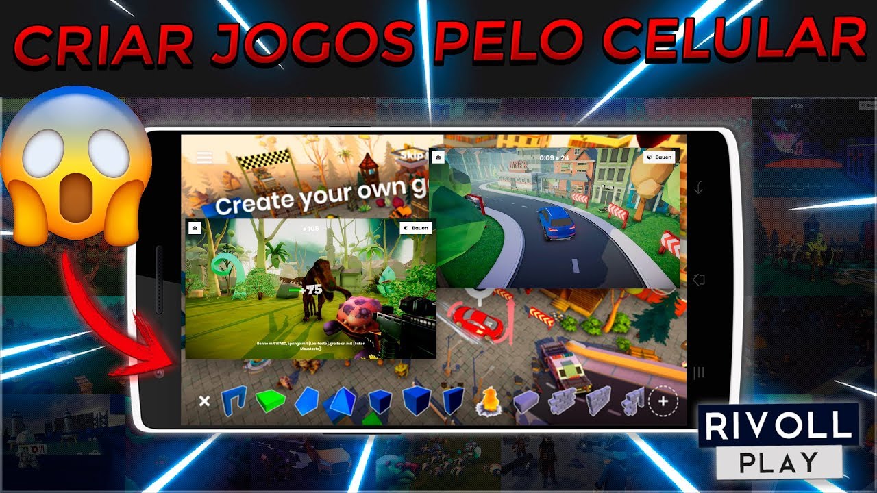 Aplicativos para criar jogos no celular! - Crie Seus Jogos