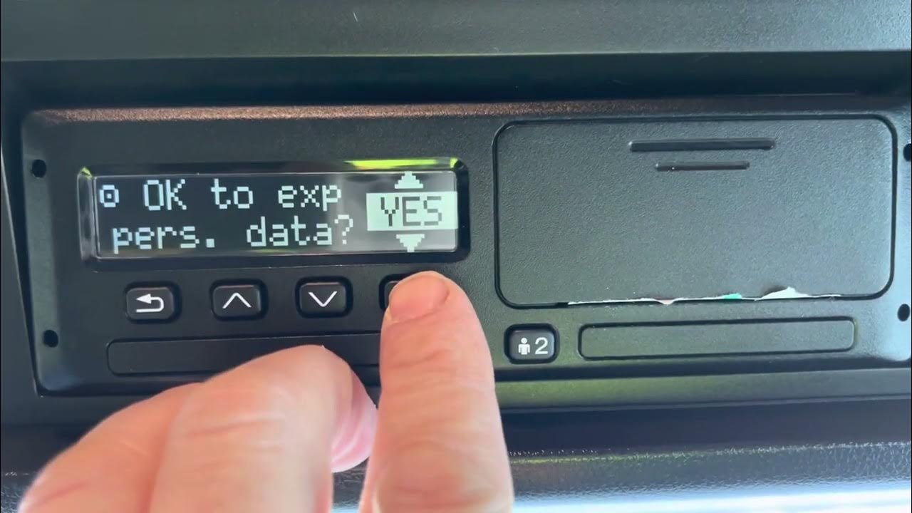 Stonebridge style Digital Tacho manual entry YouTube