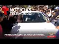 Andrés Manuel López Obrador sale de su casa camino a San Lázaro | Noticias Telemundo
