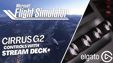 Cirrus Vision Jet G2 Stream Deck controls for Microsoft Flight Simulator 2024