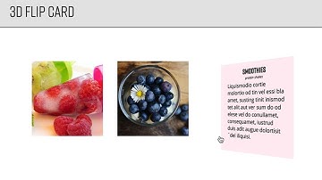 3D Flip Card Animated FX with InDesign & in5