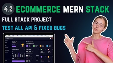 Ecommerce Website Development Tutorial Using MERN Stack | Test All The Api Part