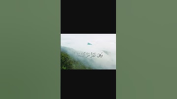 تلاوة خاشعة | وترى الجبال تحسبها جامدة وهي تمر مر السحاب ⛰️☁️#تلاوة #قرآن #القرآن_الكريم