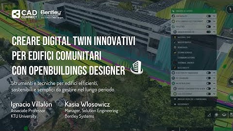 Digital Twin Innovativi con OpenBuildings Designer