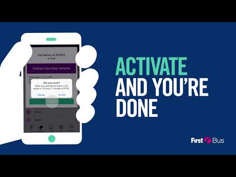 mTickets on the First Bus App - video guide - 2019