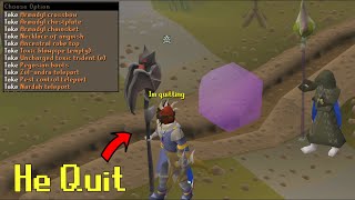 HE INSTANTLY QUIT - OSRS BEST HIGHLIGHTS - FUNNY, EPIC \& WTF MOMENTS #42