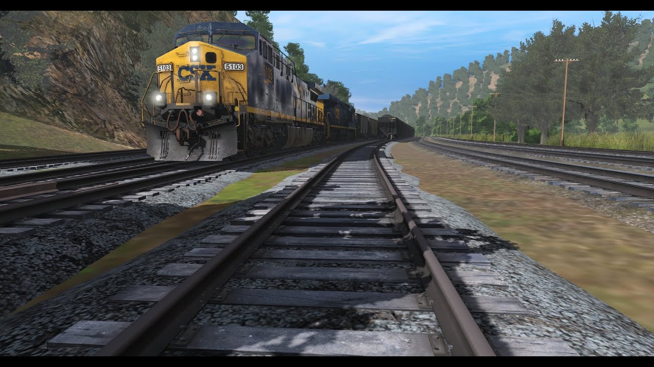 Loading Coal on East Kentucky Version 3.1 In Trainz Railroad Simulator 2022 with Radio Traffic.